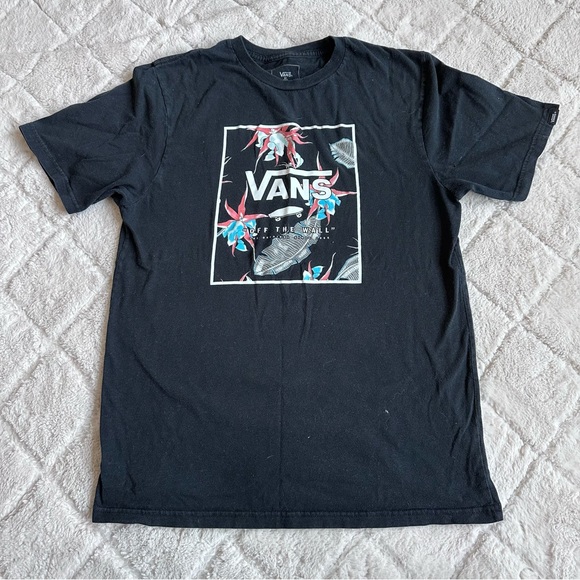 Vans Other - Vans | "Off the Wall" Hawaiian Graphic Logo Tee Shirt | Size Extra Large (14+)